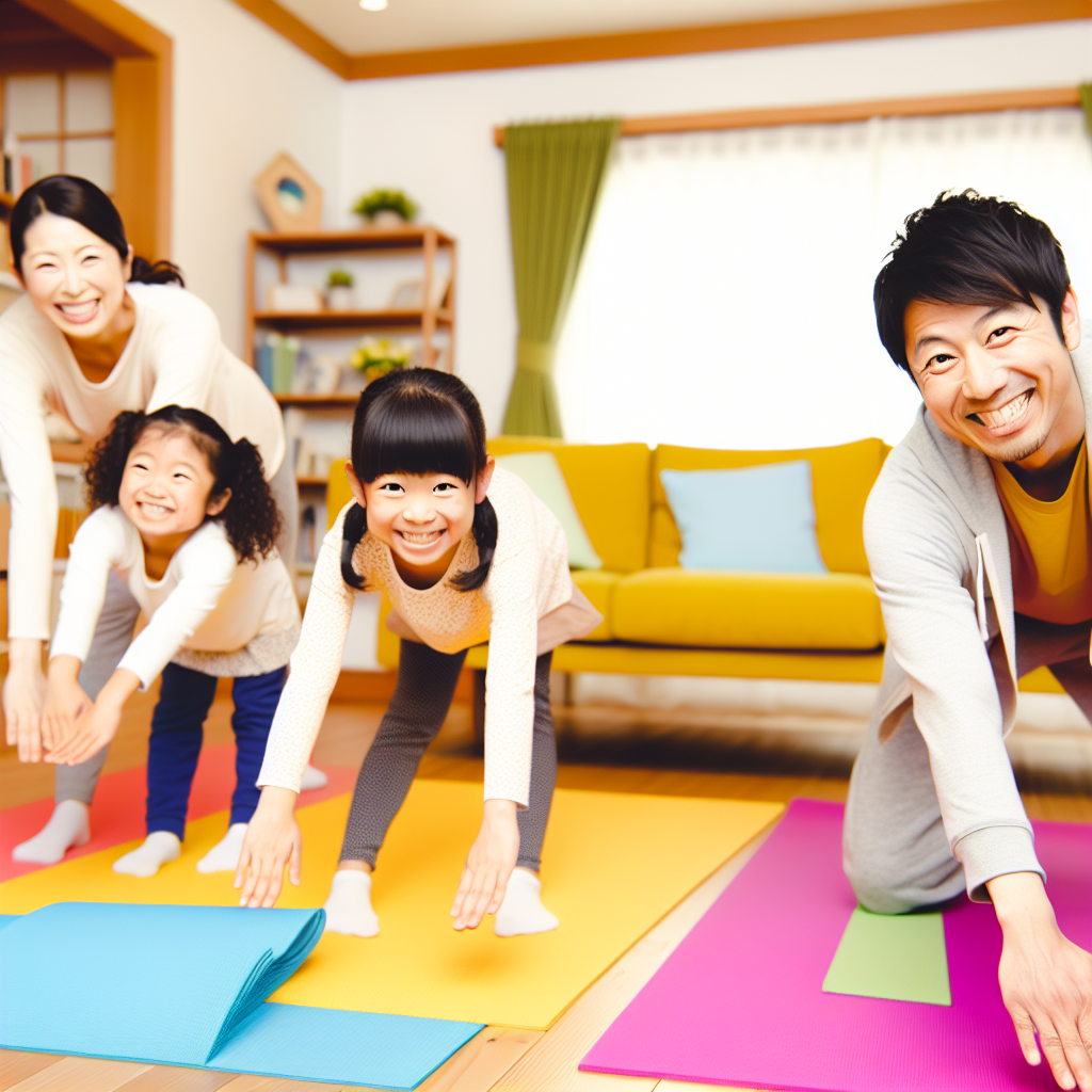 家族でトレーニング